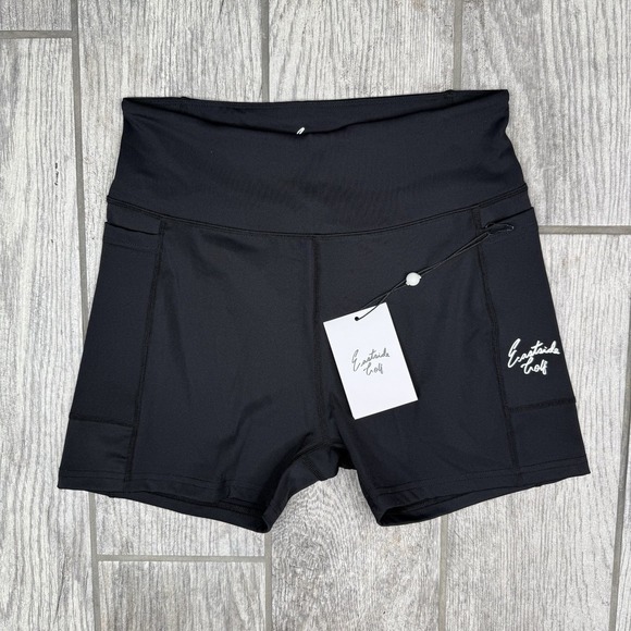Eastside Golf Pants - Eastside Golf Shorts Sz‎ S Compression Gym NWT Logo Womens Golfing Pockets Black